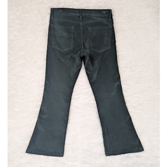 Frame Le Mini Boot Corduroy Jeans Pants Hunter Green Size 30 - Picture 13 of 13